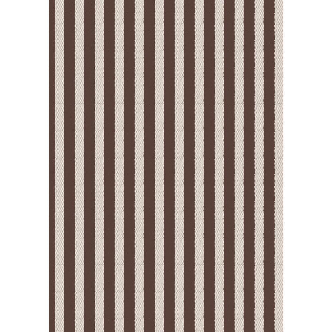 Geschenkpapierrolle mit braunen Streifen