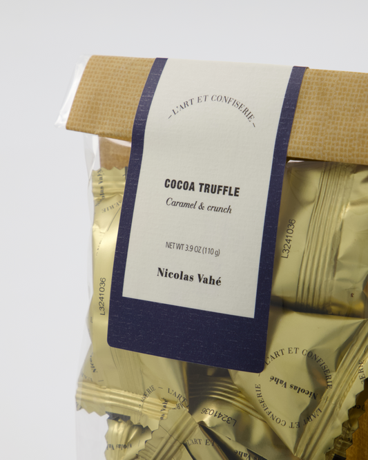 Cocoa truffles, caramel & crunch, 110 g