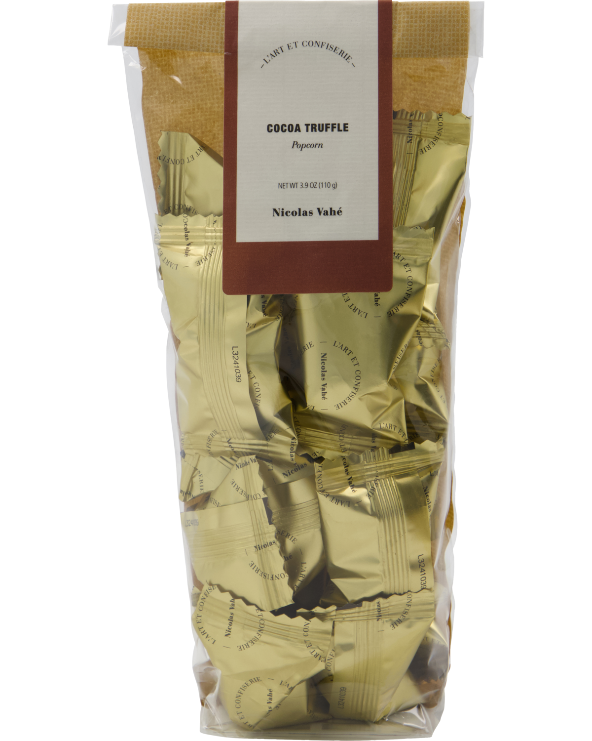 Cocoa truffles, Popcorn, 110 g
