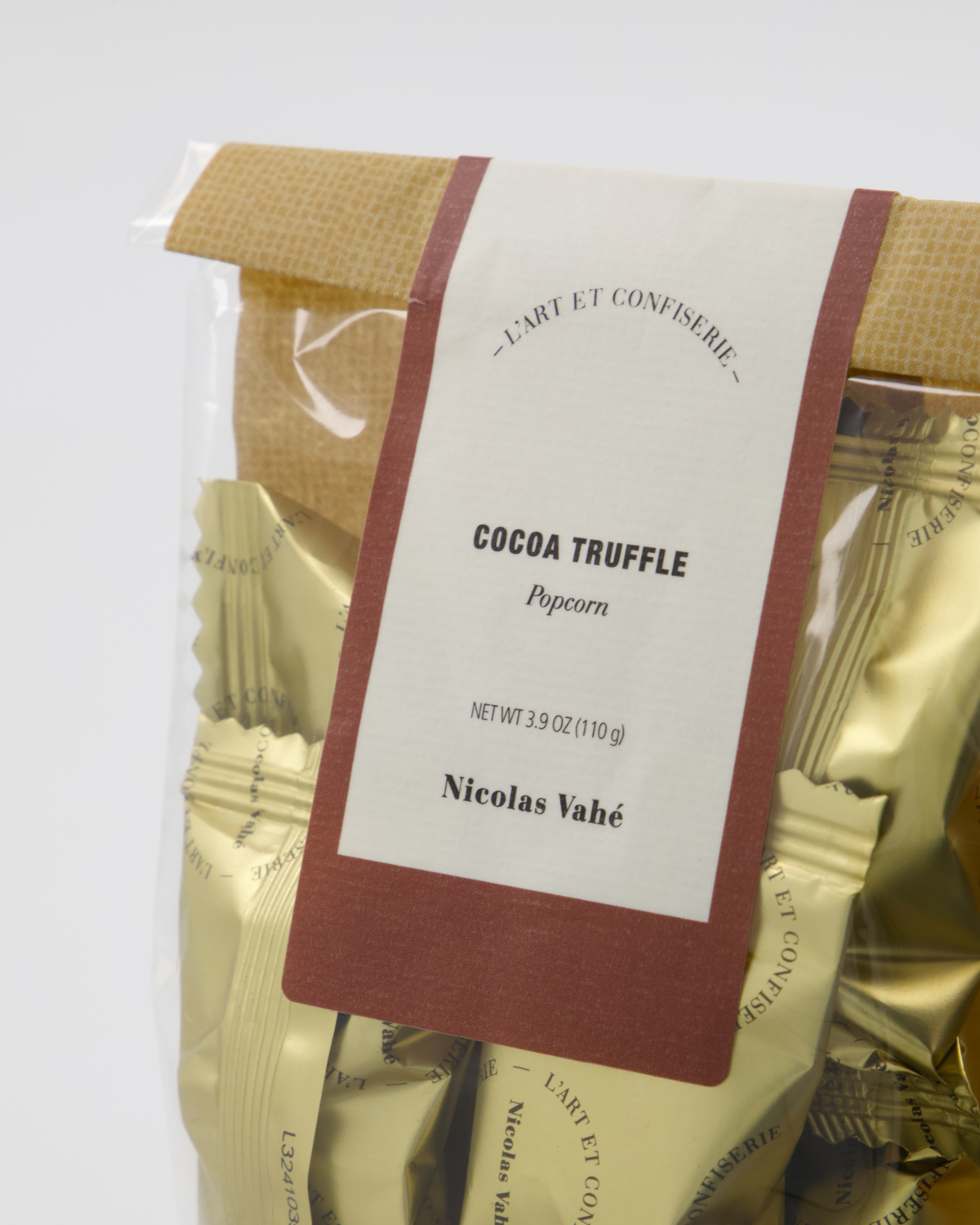 Cocoa truffles, Popcorn, 110 g