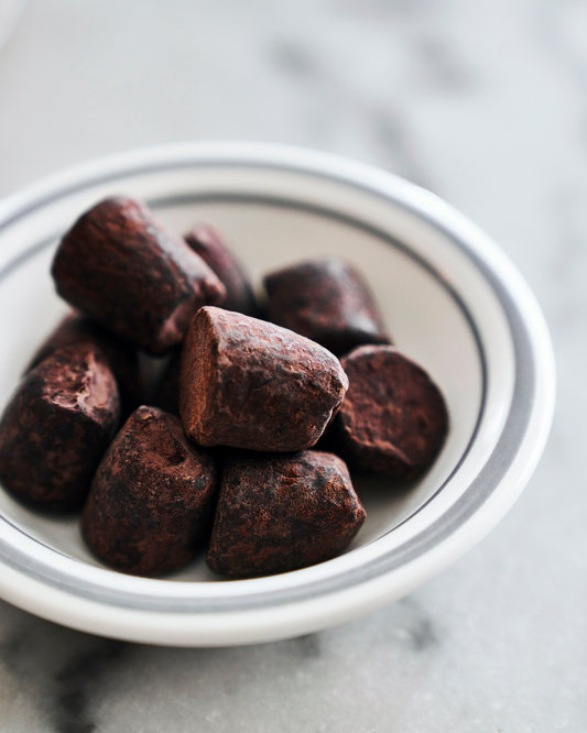 Cocoa truffles, Popcorn, 110 g