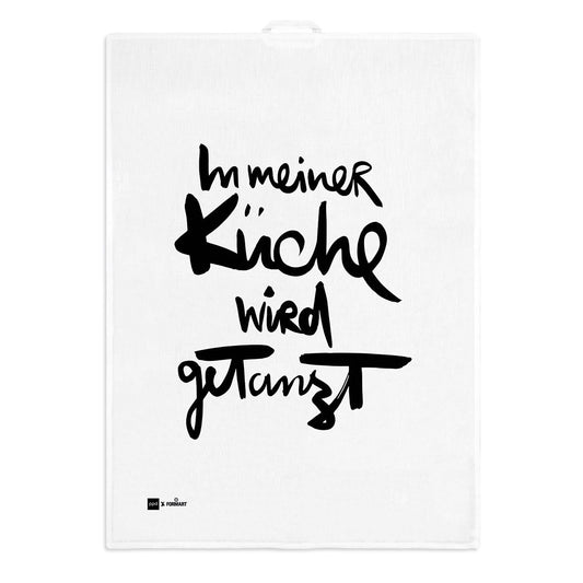 Wird getanzt Küchenhandtuch