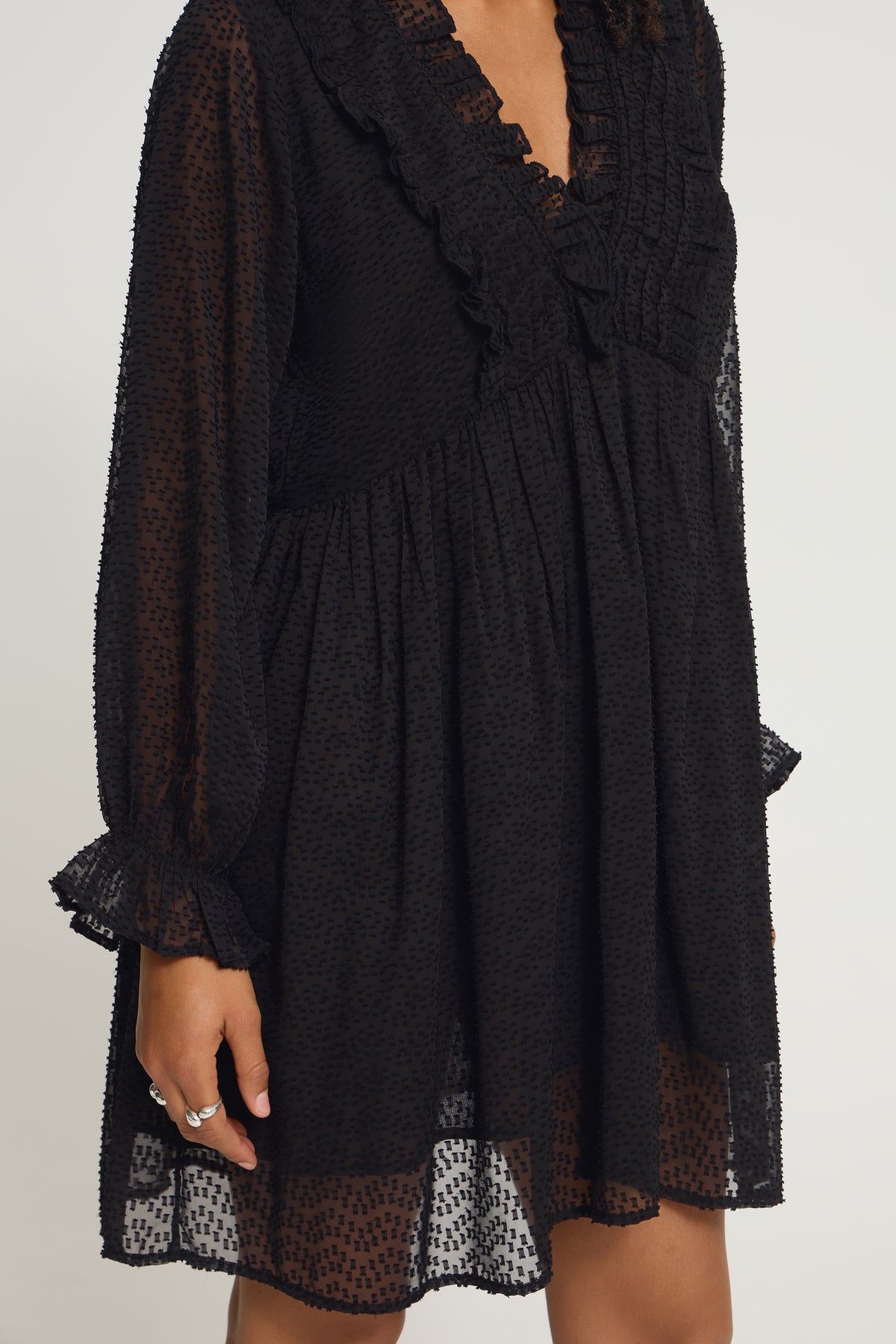 IH LADONNA kurzes Kleid | schwarz