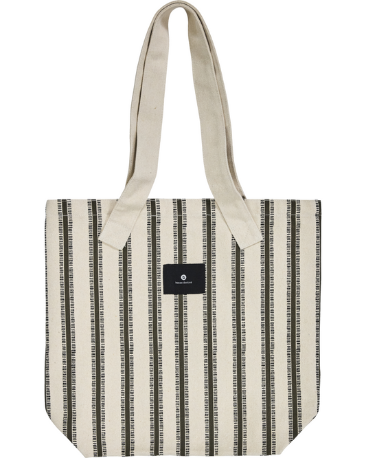 Tragetasche Canva, Off-White/Braun