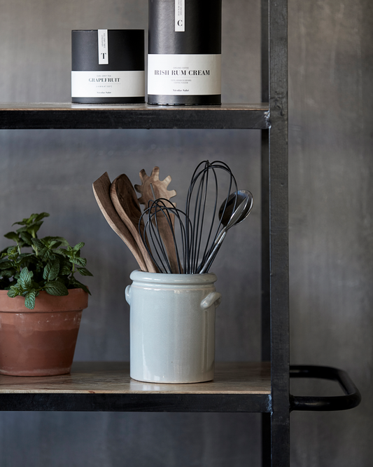 Salatbesteck Schwarz/Silber