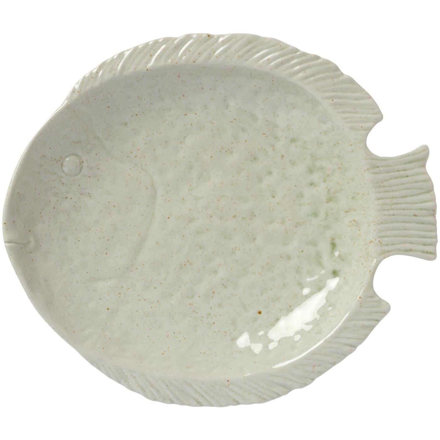 Tablett Ocean White fischförmig