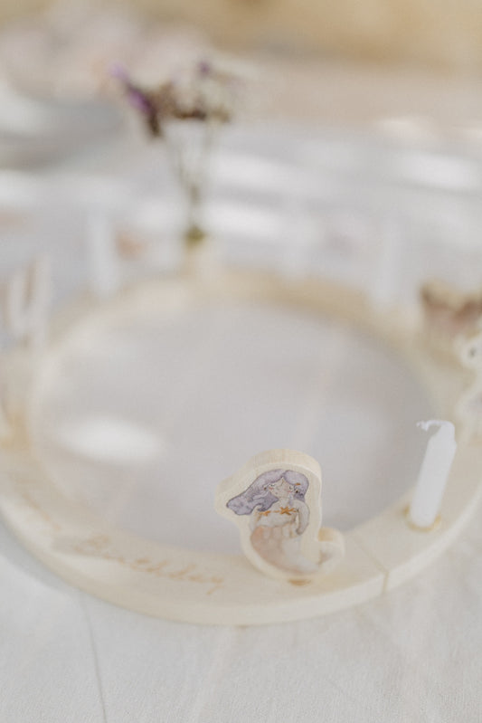 Zusatz Set Geburtstagskranz lavender