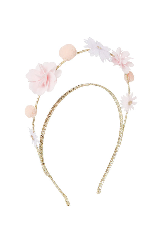 Haarreif 'flower power'