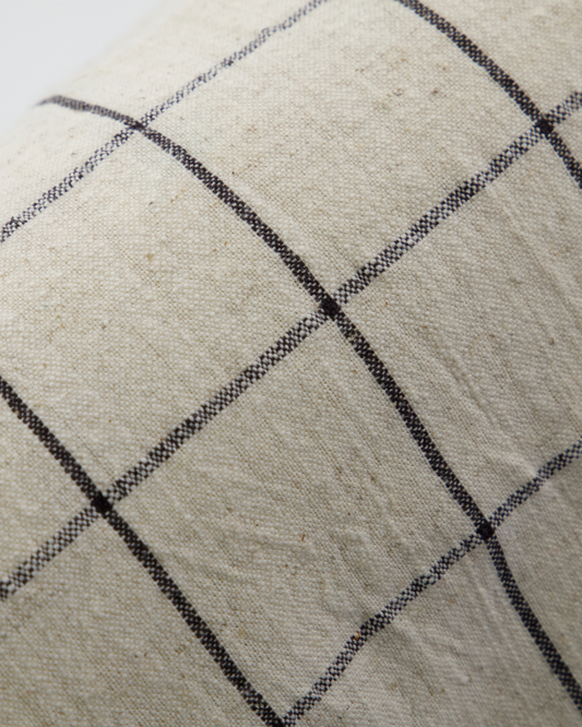 Kissenbezug Join, Off-White/Schwarz