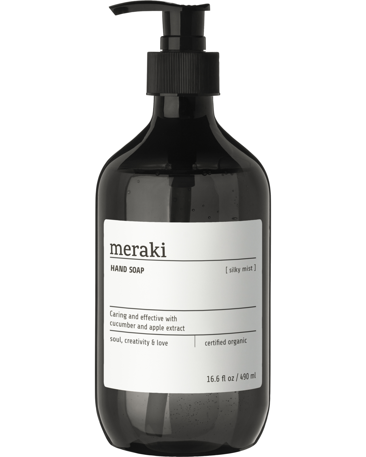 Hand soap, Silky mist, 490 ml