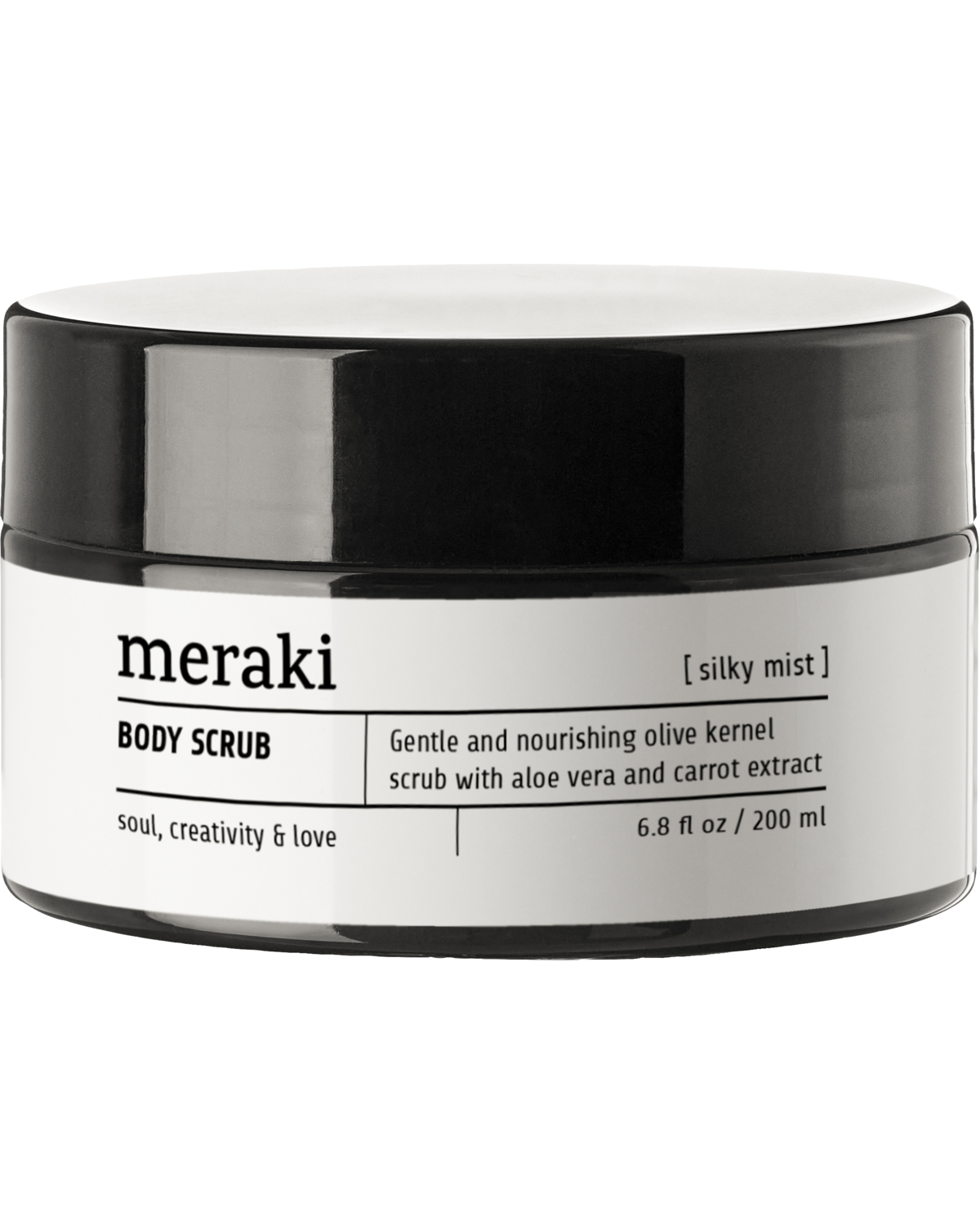 Body scrub, Silky mist, 200 ml