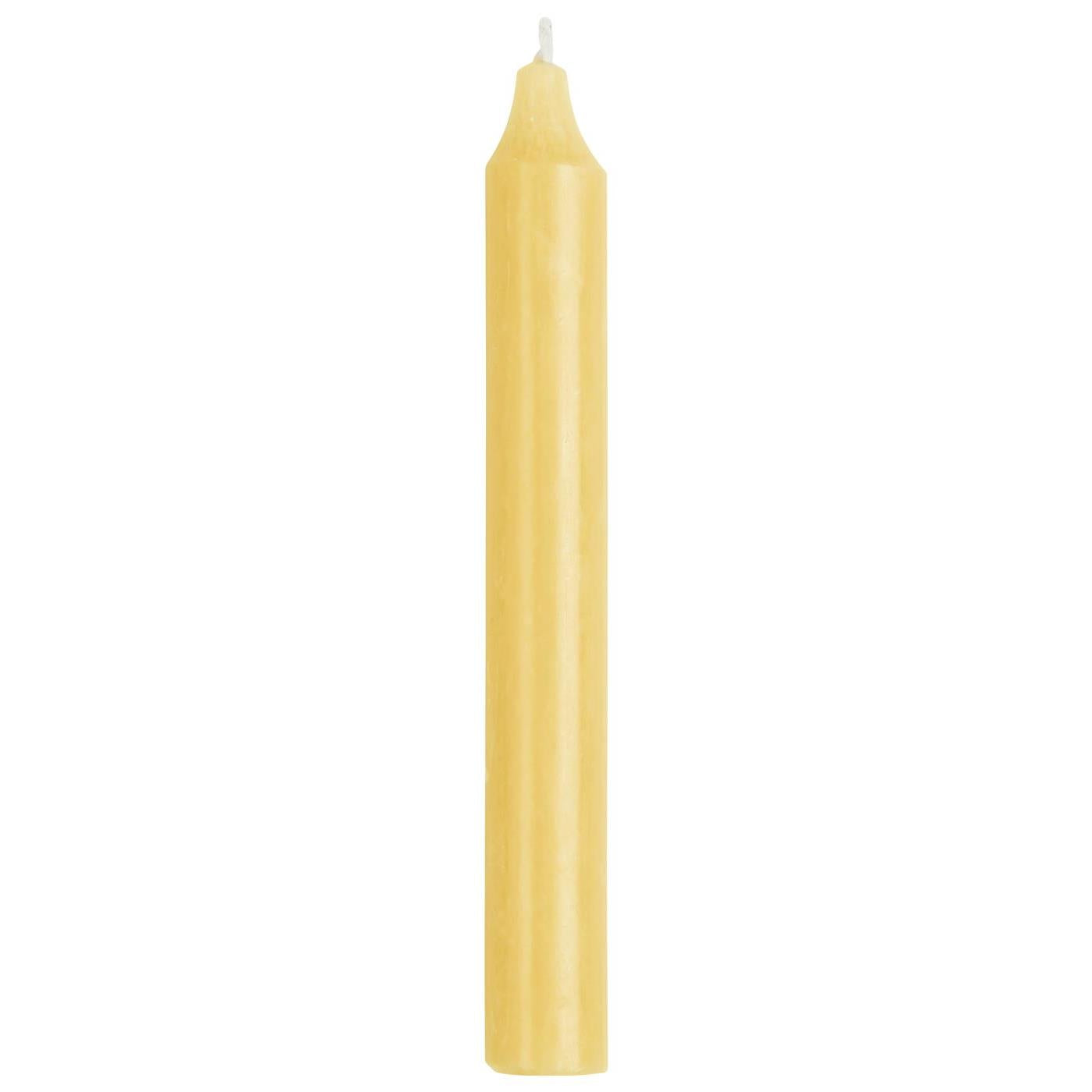 Stabkerze | gelb rustikal