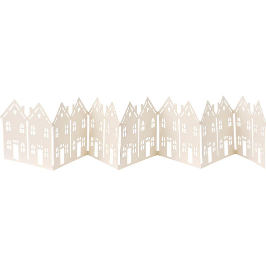 Weihnachtstischdekoration Häuser