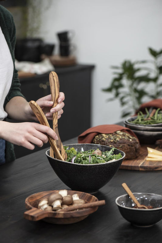 Salatbesteck Olivia Olivenholz
