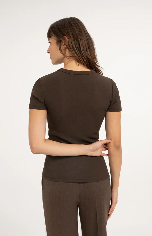Geripptes T-Shirt | Delicioso