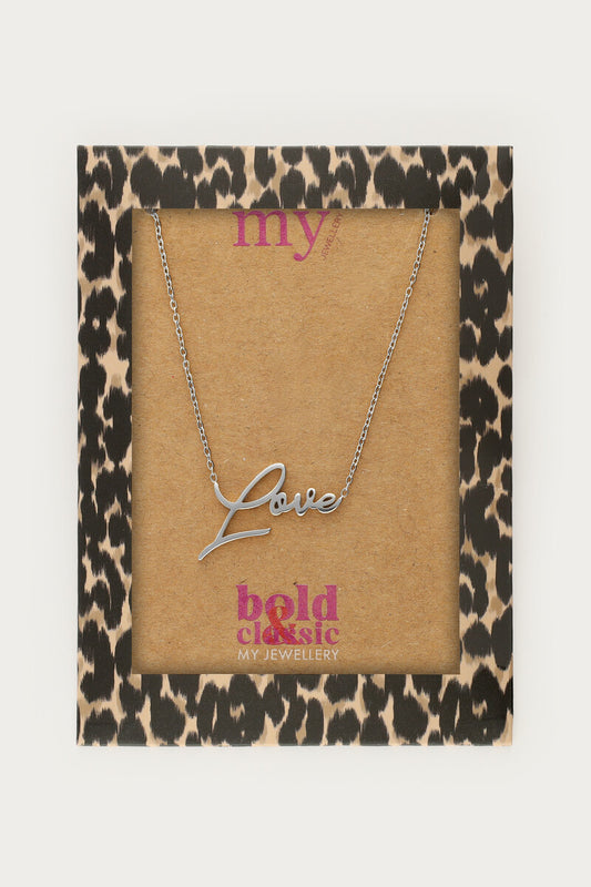 Bold Kette Love | Silber & Gold