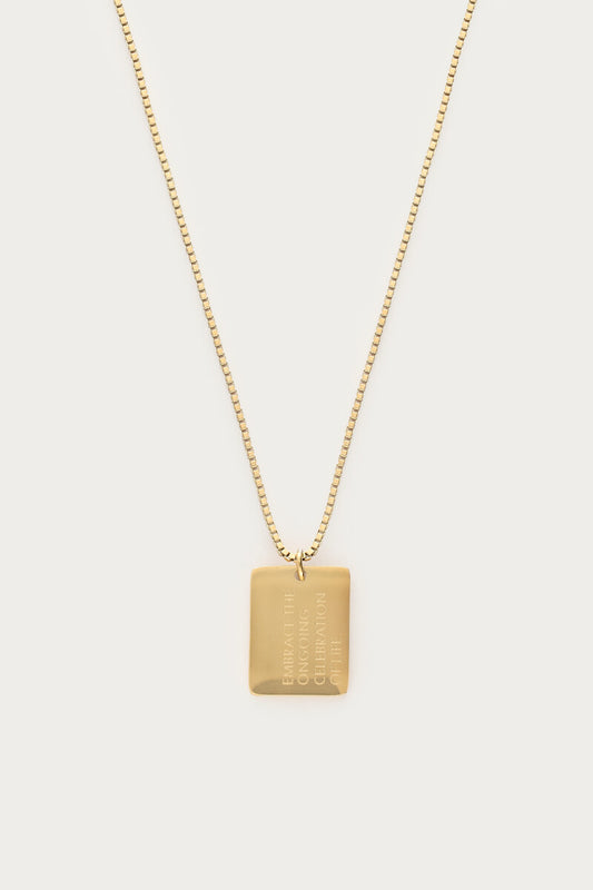Bold Kette mit Embrace Charm | Gold