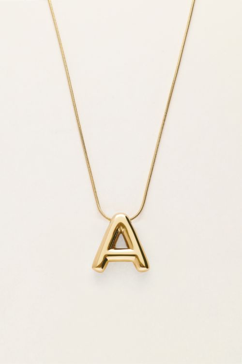 Bold Kette mit Initialen | Silber & Gold