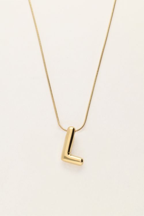Bold Kette mit Initialen | Silber & Gold