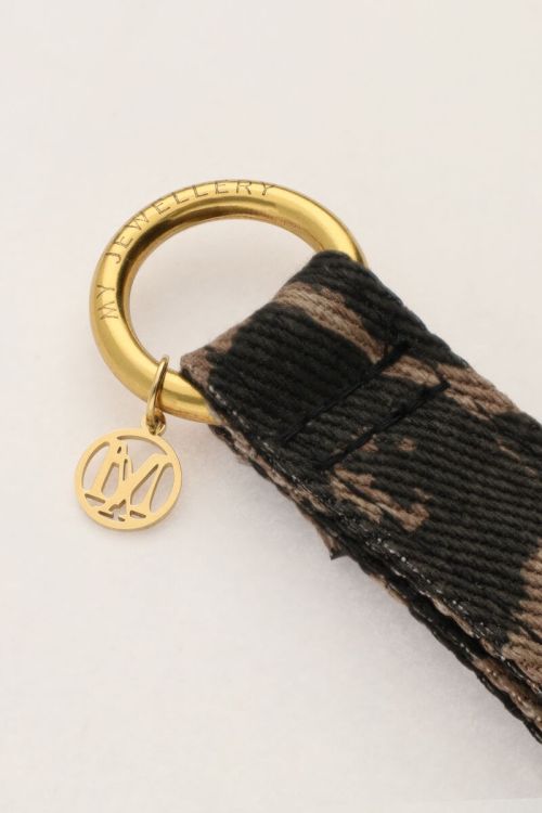 Schlüsselanhänger mit Leoparden Muster