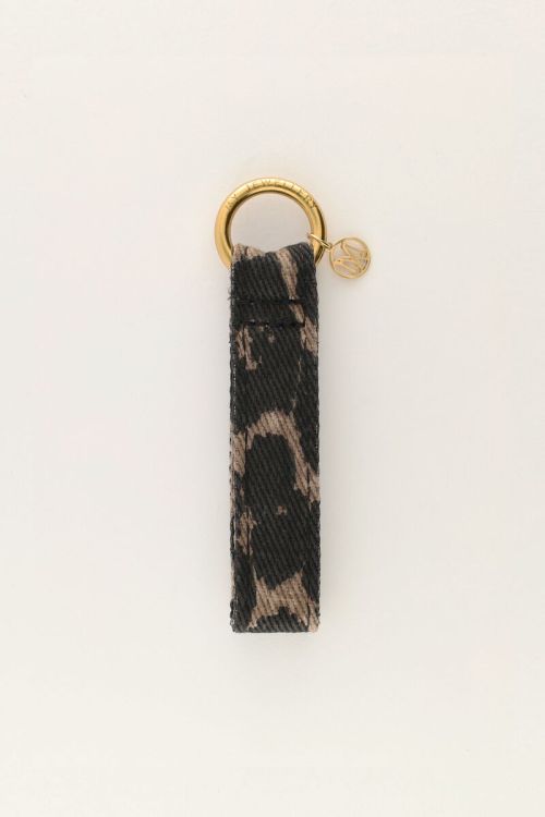 Schlüsselanhänger mit Leoparden Muster