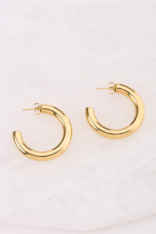 Bold Statement Ohrring Basic| Gold