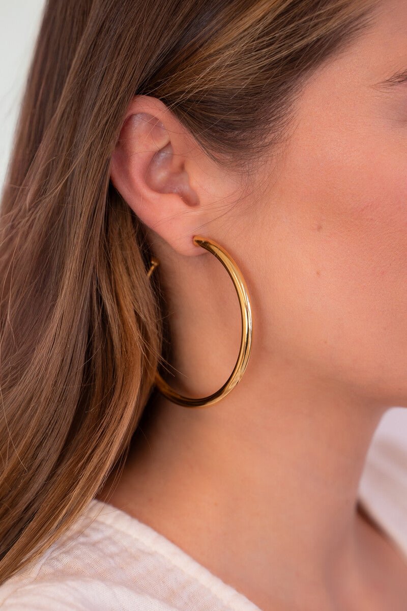 Bold Statement Ohrring Basic groß | Gold