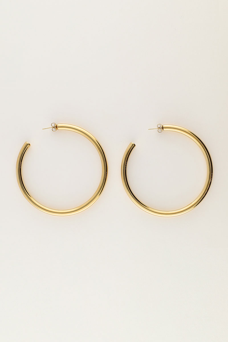 Bold Statement Ohrring Basic groß | Gold