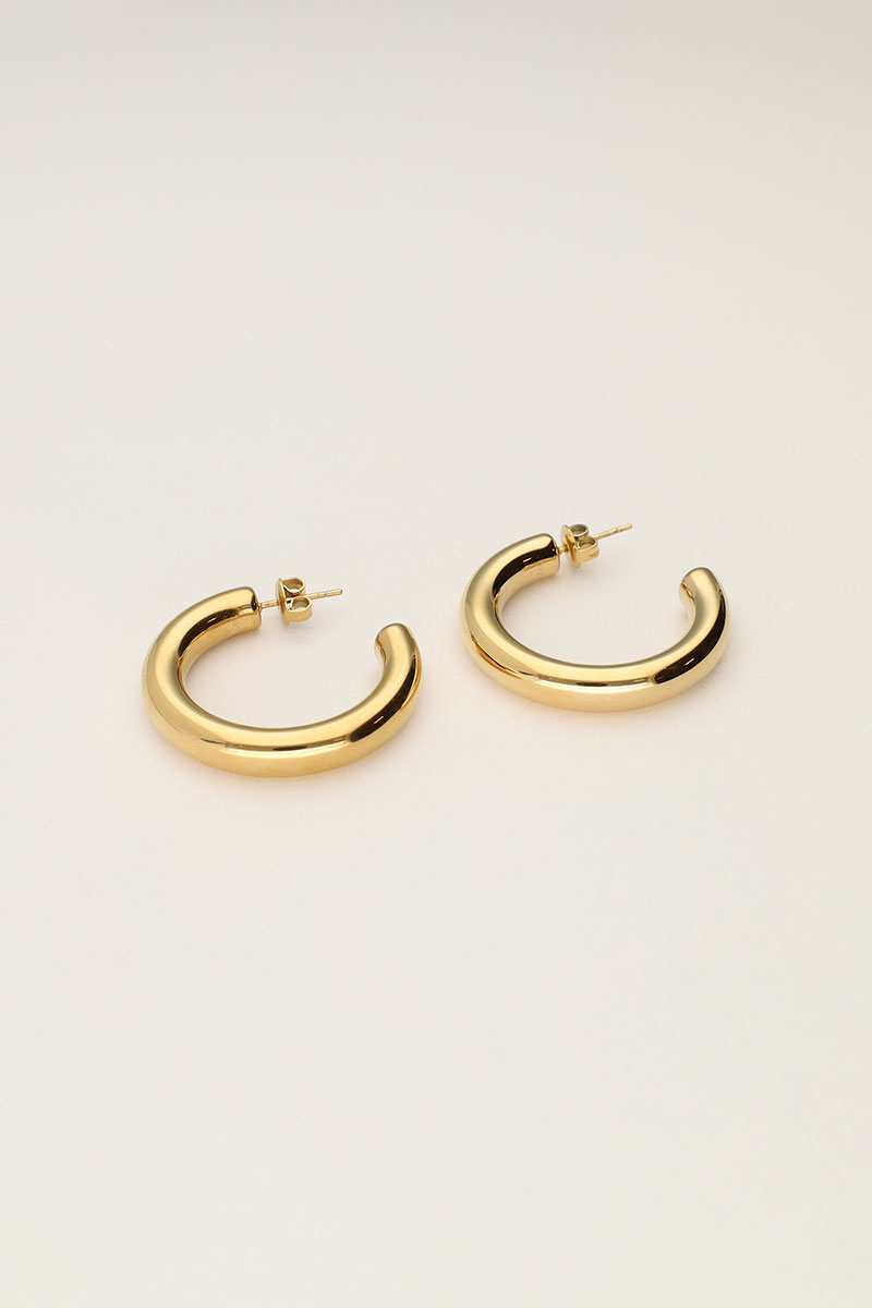 Bold Statement Ohrring Basic| Gold