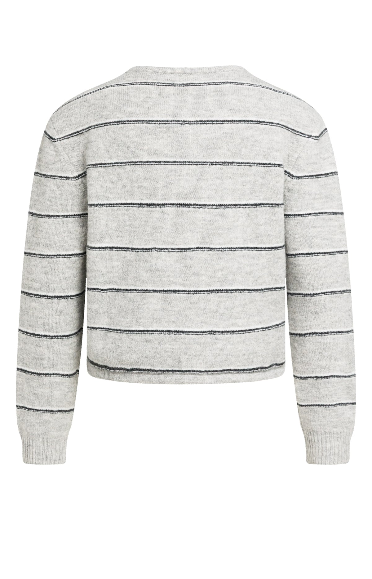 Strick Cardigan mit Kordelzug | Medium Grey Melange