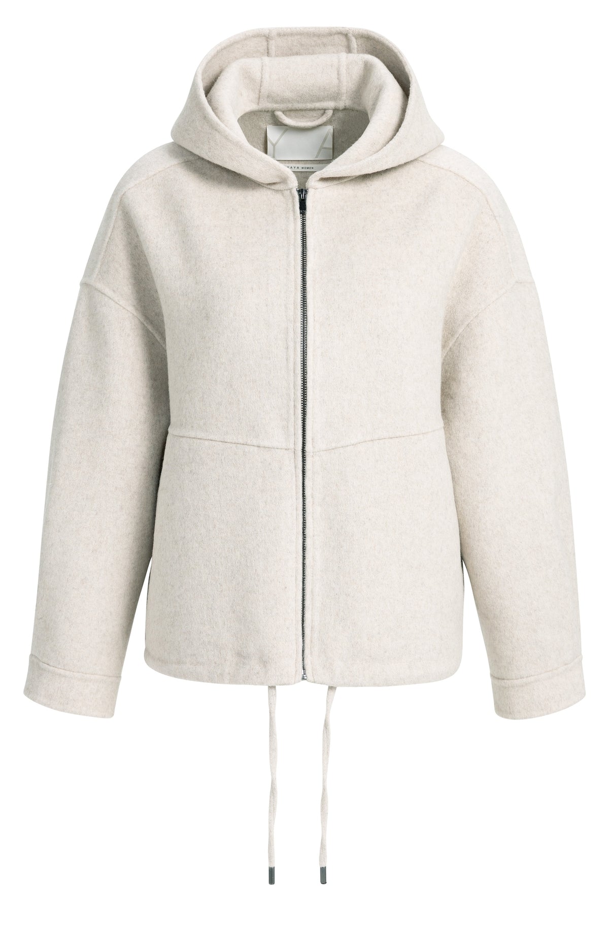 Oversized Jacke aus Wollmischung | Pure Cashmere Grey Melange