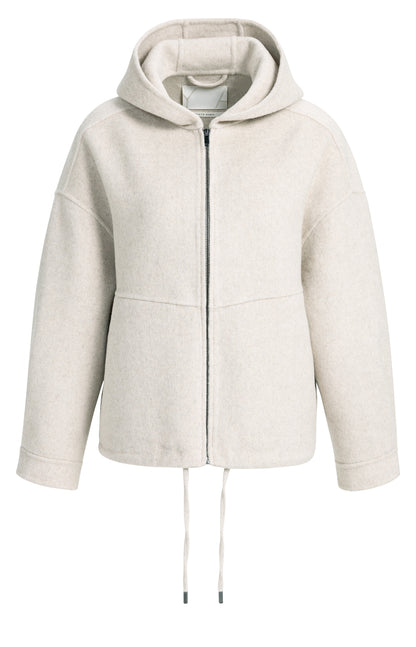 Oversized Jacke aus Wollmischung | Pure Cashmere Grey Melange