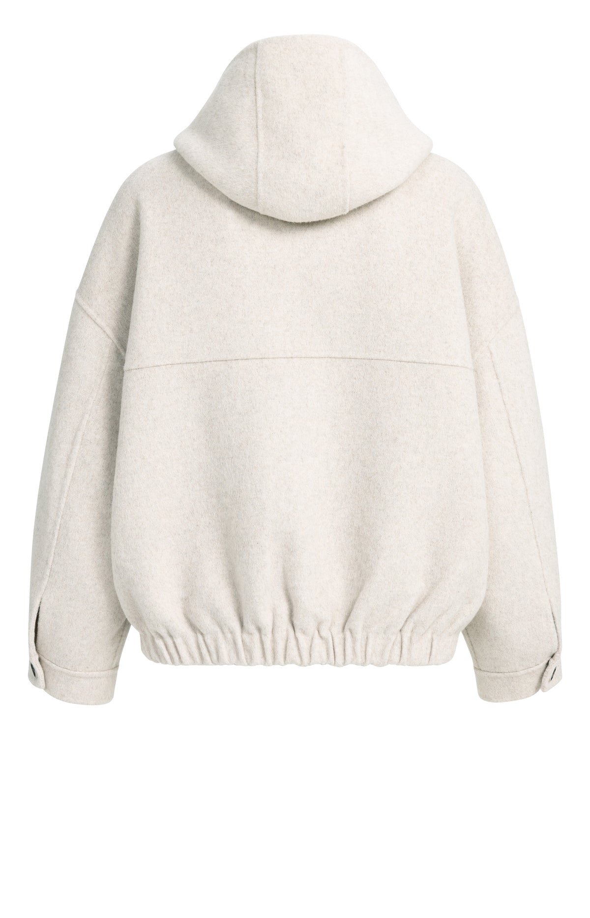 Oversized Jacke aus Wollmischung | Pure Cashmere Grey Melange