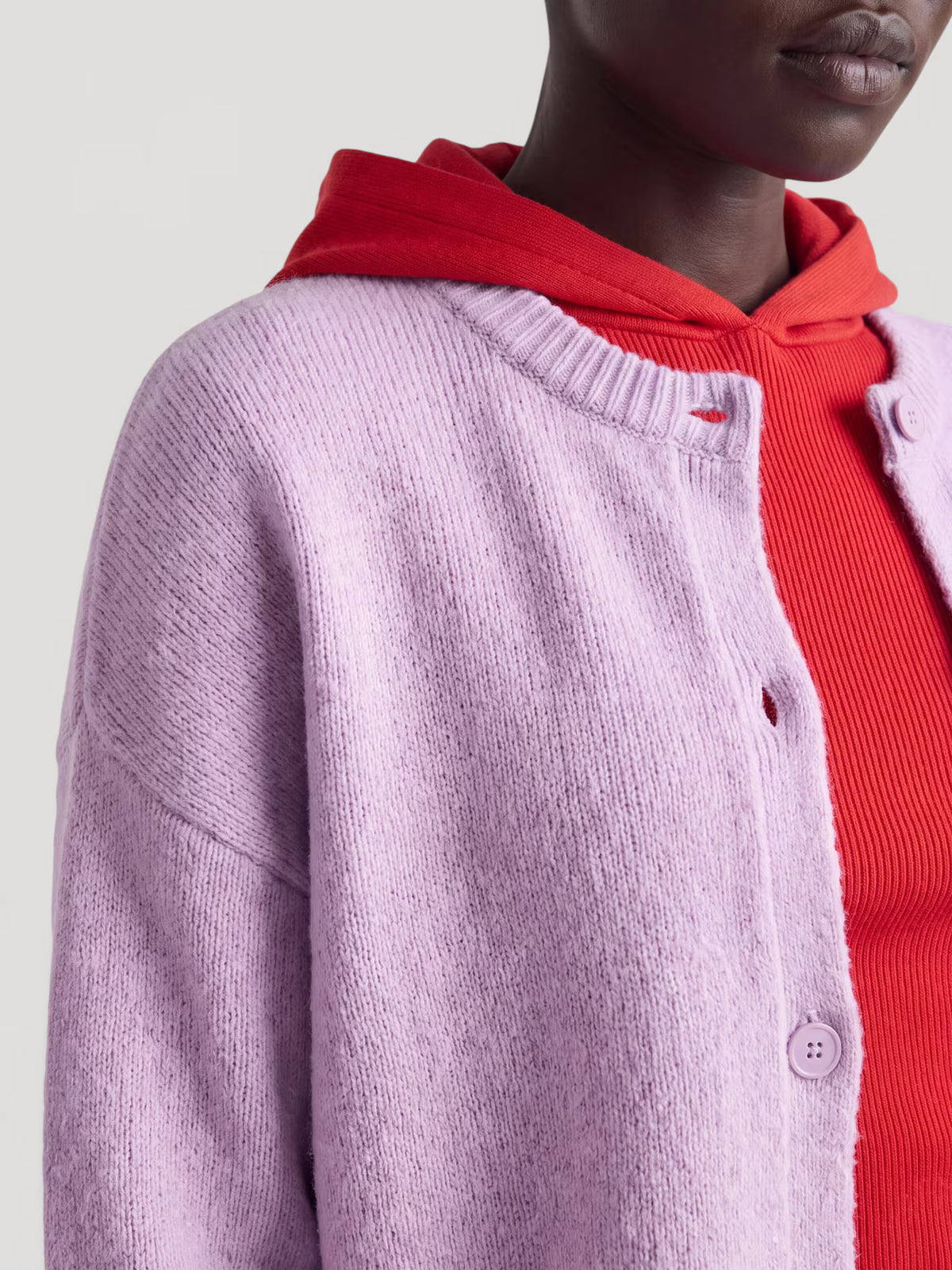 Strickjacke Konny | Fragrant Lilac