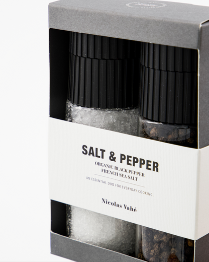 Gift box, Salt & organic black pepper, 60 g