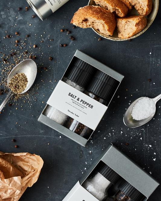 Gift box, Salt & organic black pepper, 60 g