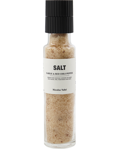 Salt, Garlic & red chilli pepper