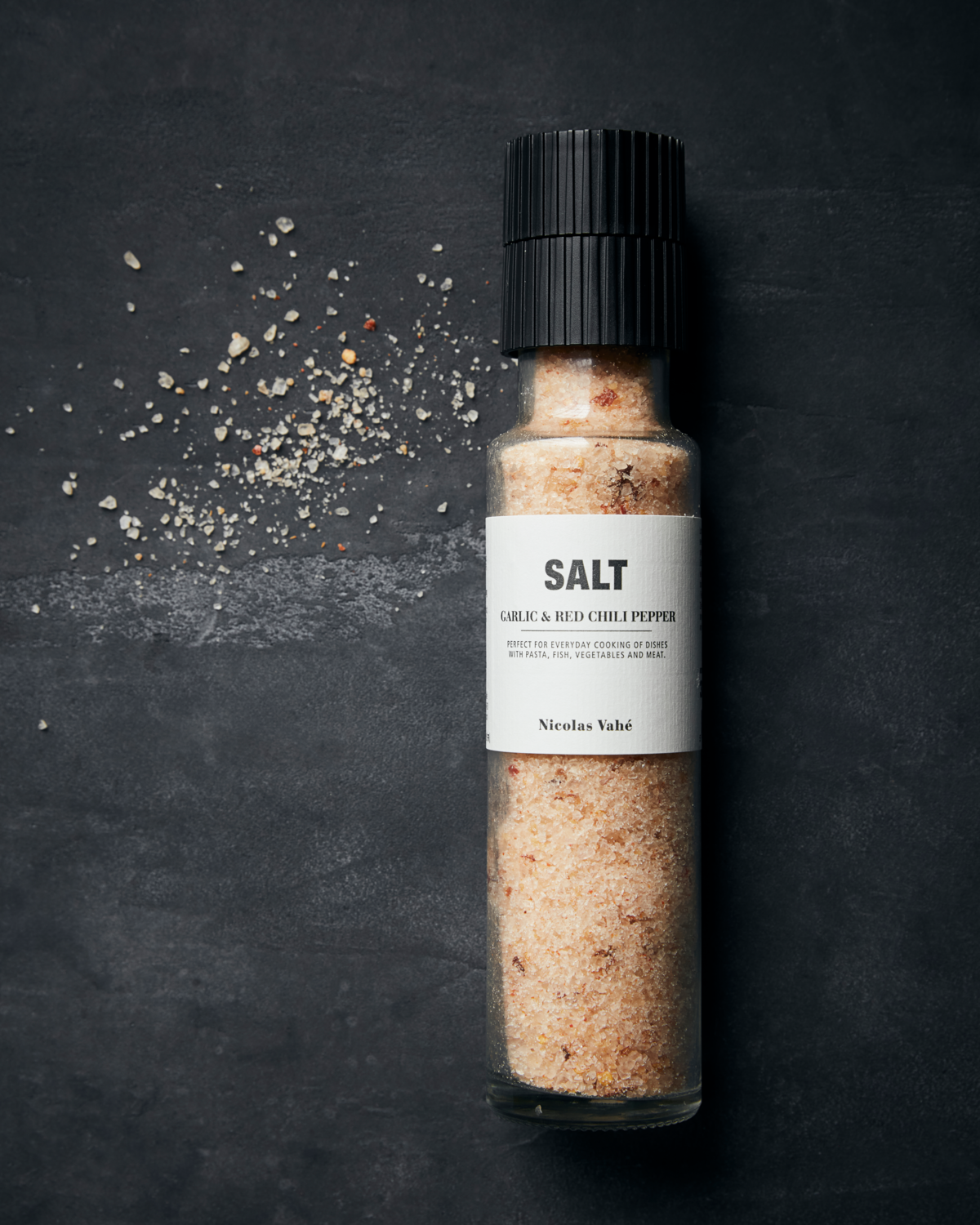 Salt, Garlic & red chilli pepper