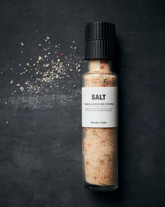 Salt, Garlic & red chilli pepper