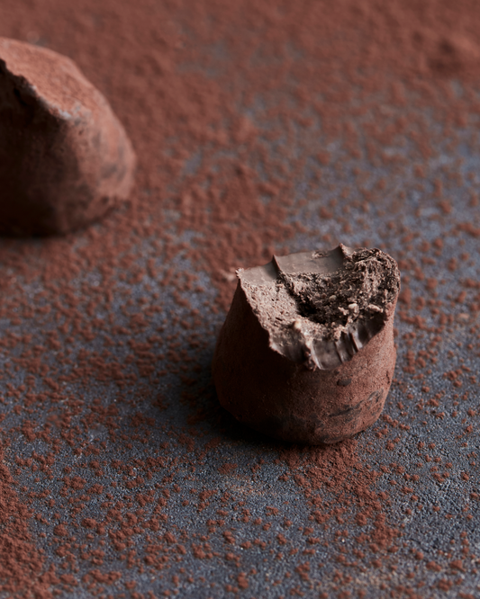 Cocoa truffles, Pistachio & crunch, 110 g