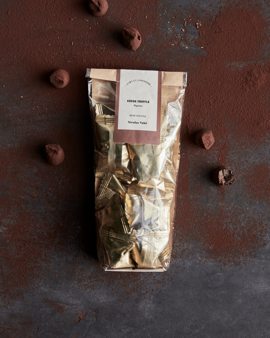 Cocoa truffles, Popcorn, 110 g