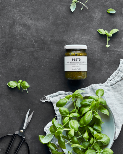 Pesto, Basilikum & Parmesan