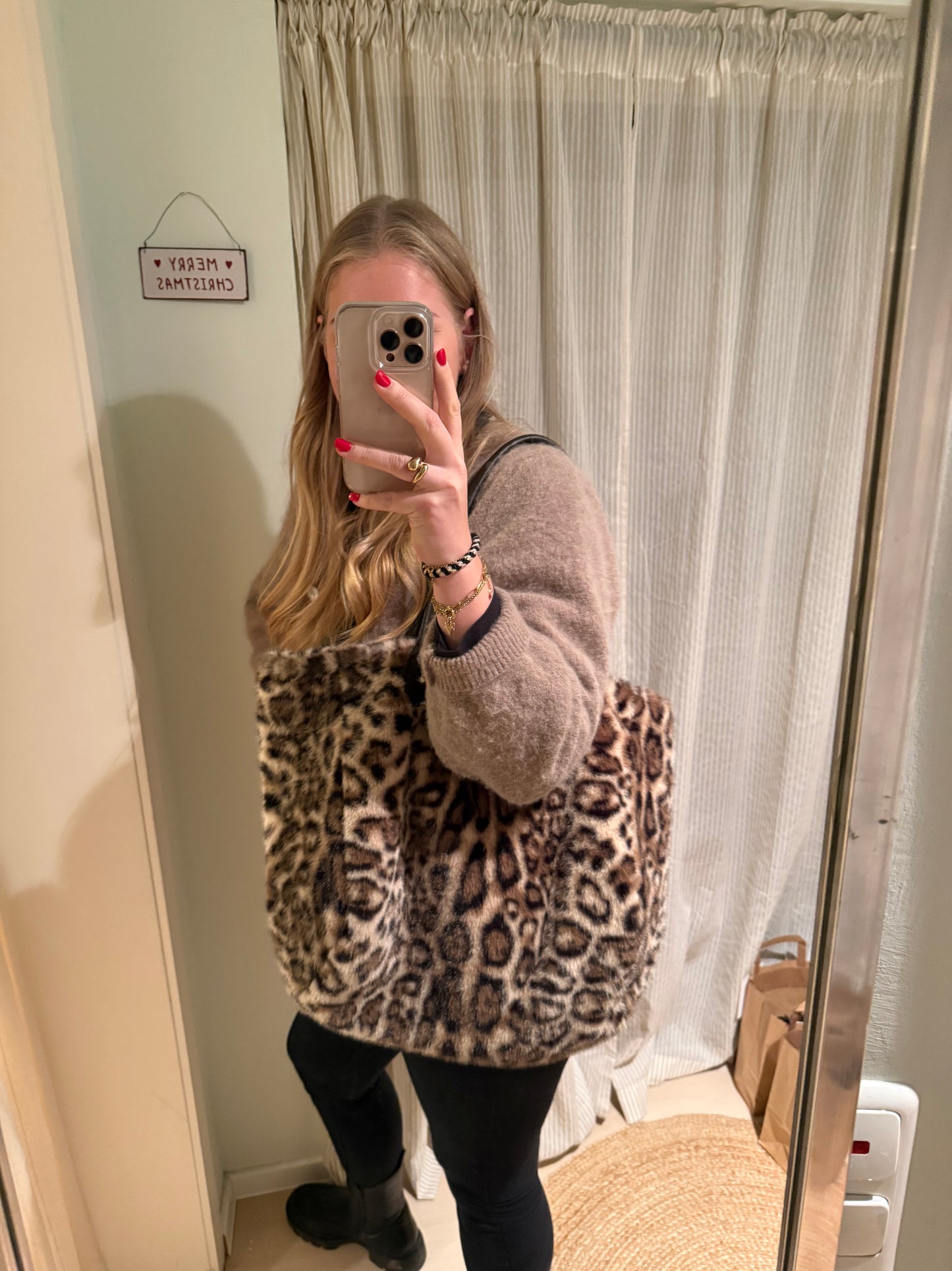 Felltasche Leopard