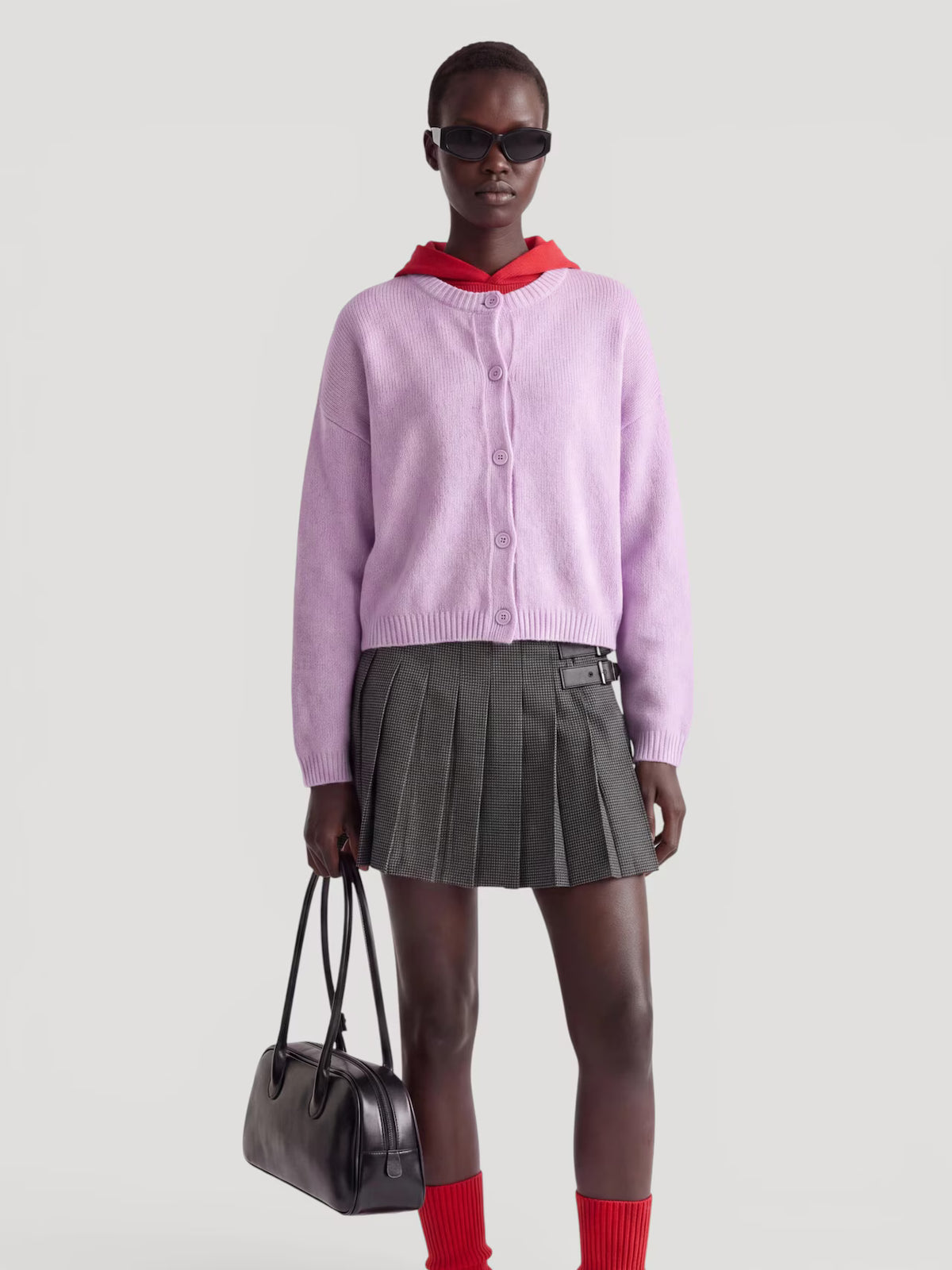 Strickjacke Konny | Fragrant Lilac