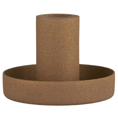 Kerzenhalter f/1,3 cm Kerze cognac