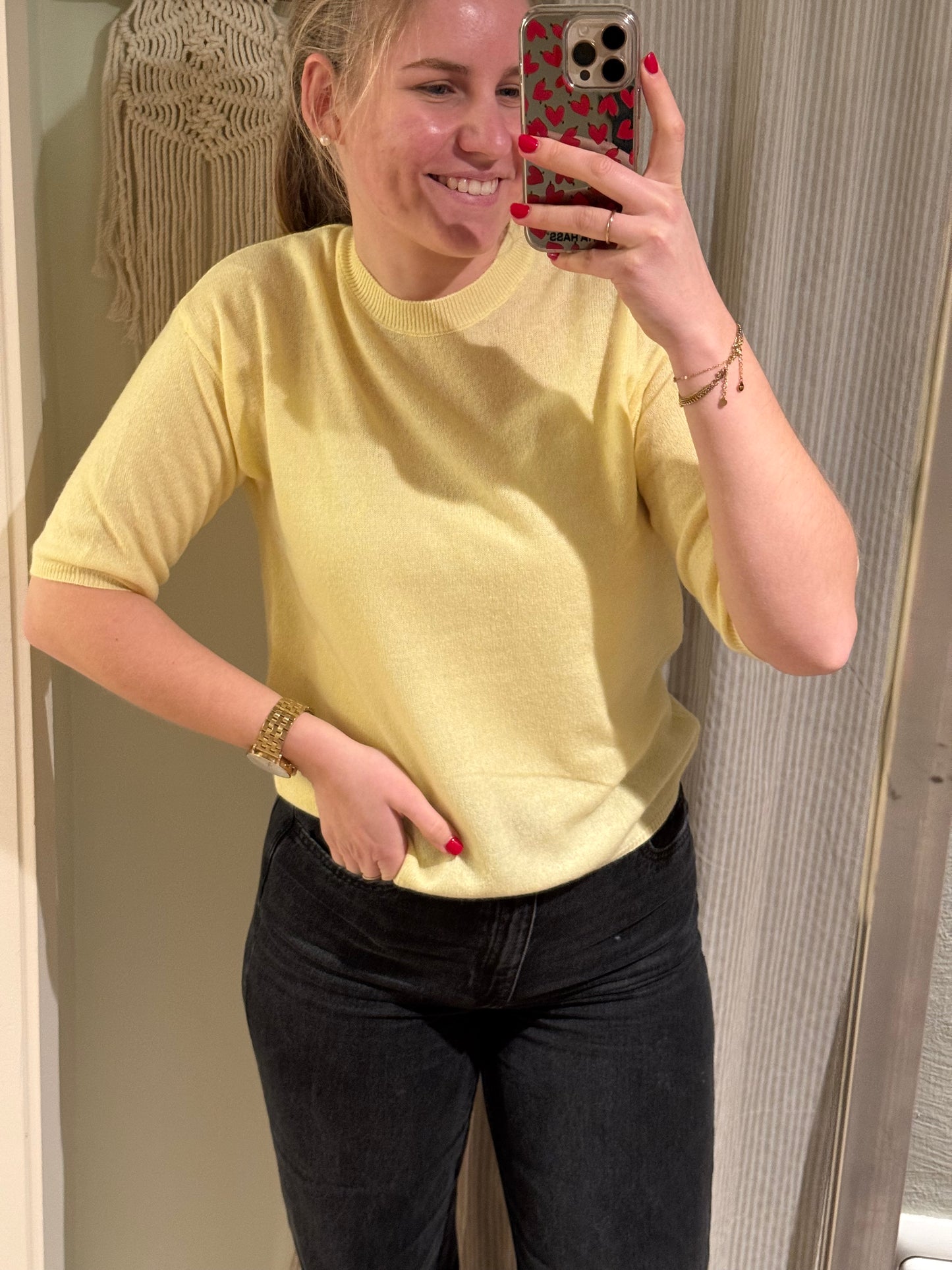 Cashmere Shirt butter yellow