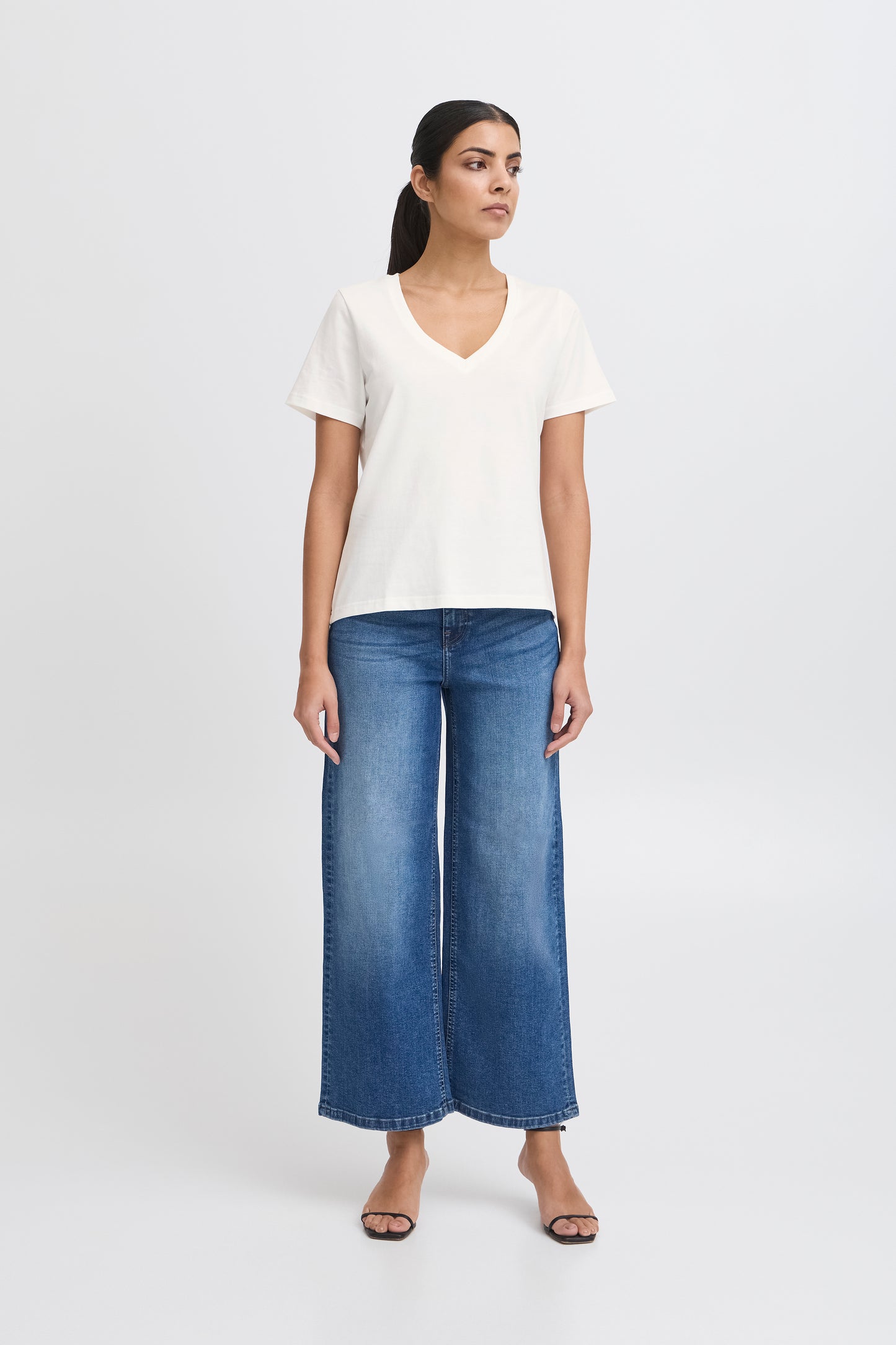 IHPALMER V-NECK | cloud dancer