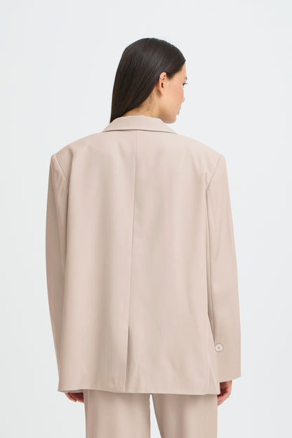 IHFAVA OVERSIZED BLAZER | dove melange