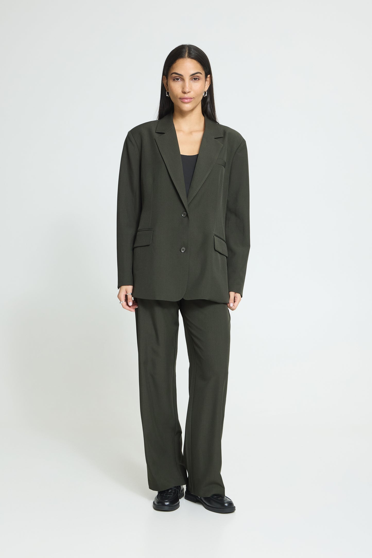IHFAVA OVERSIZED BLAZER | rosin melange