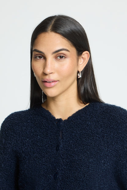 IH BLARISA Strickjacke | Maritim Blau